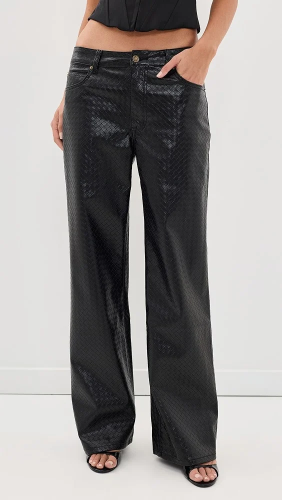 Top Model Faux Leather Pants