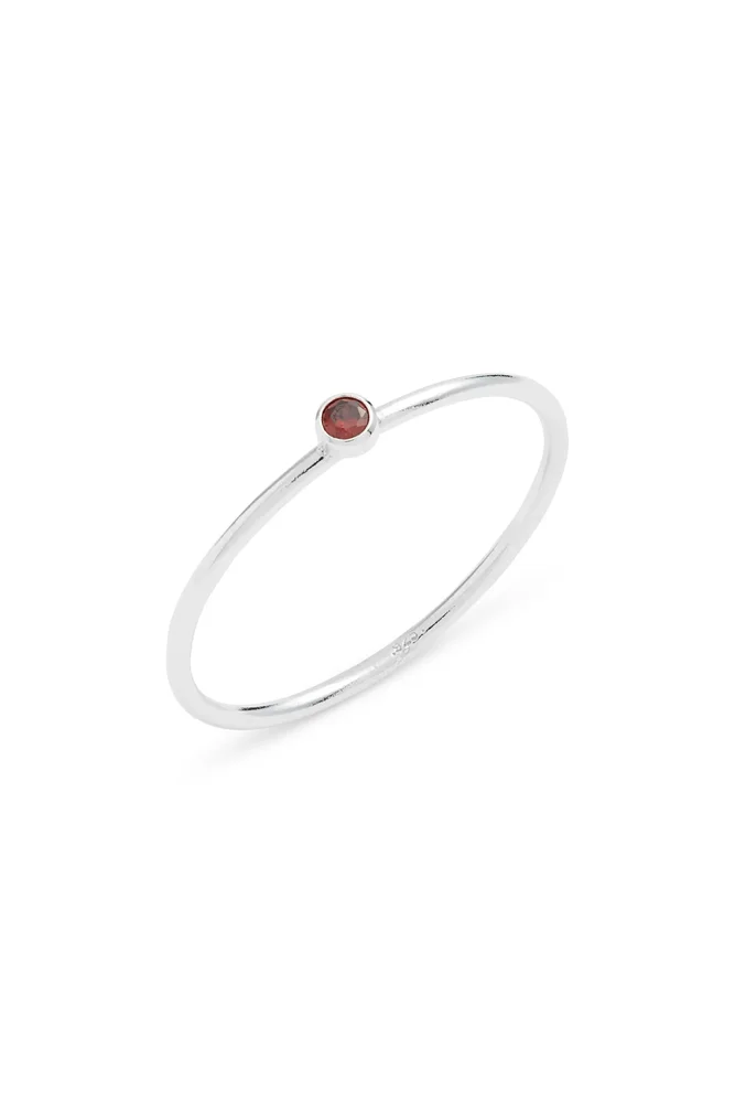 Birthstone Ring in July Cubic Zirconia