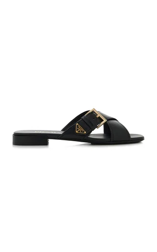 Buckled Leather Sandals