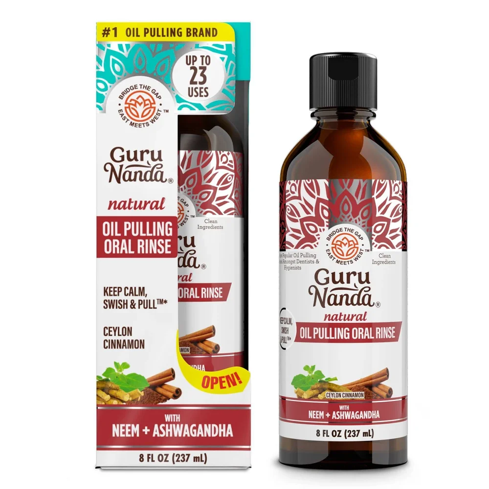 Coconut & Cinnamon Oil Pulling Flavor + Neem and Ashwagandha Mouthwash