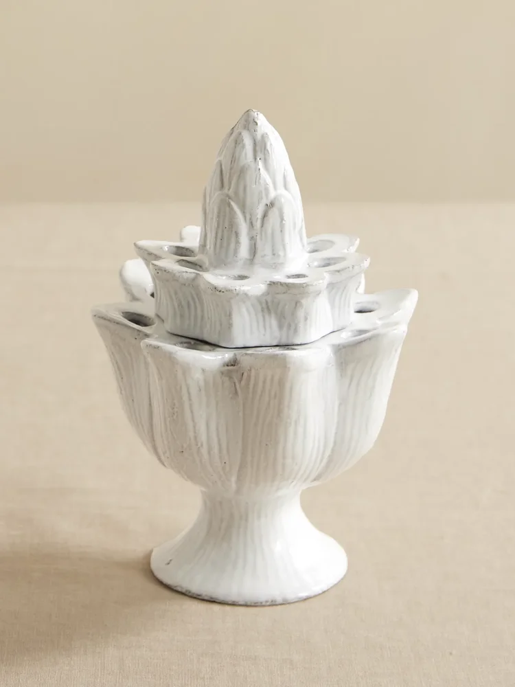 Pique ceramic vase