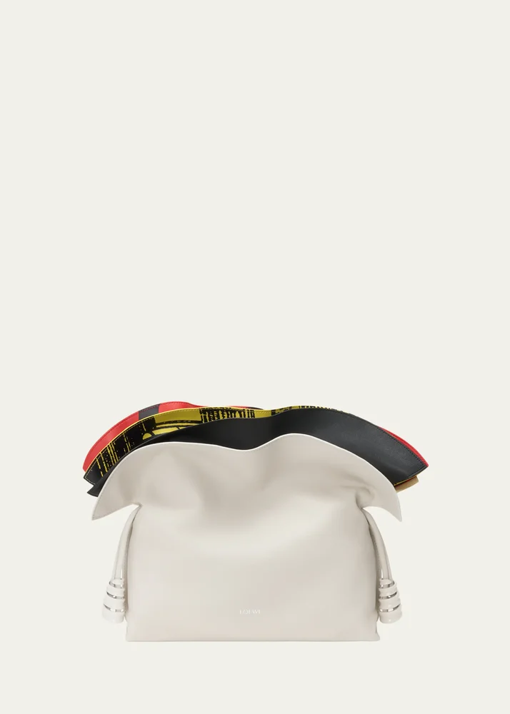 Millefeuille Flamenco Medium Leather Clutch