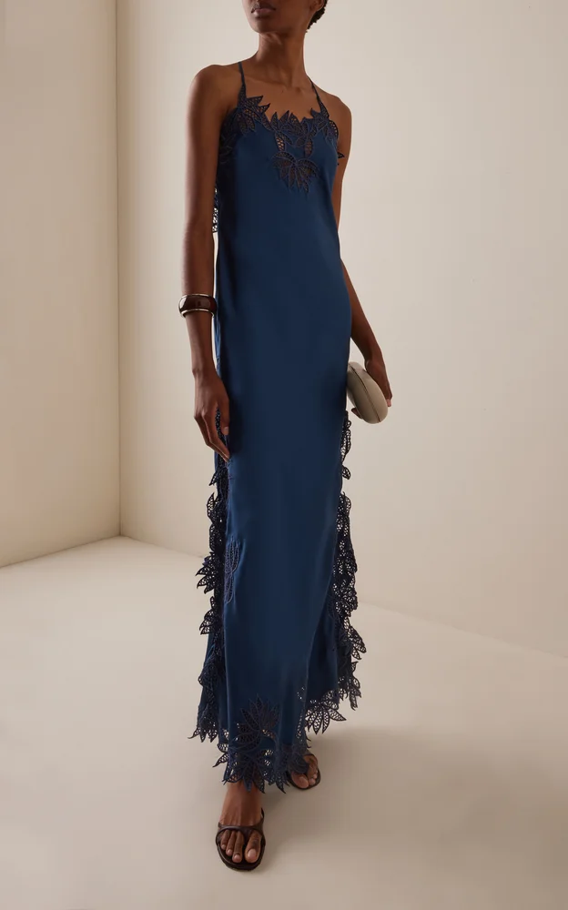Botanique Silk Twill Gown