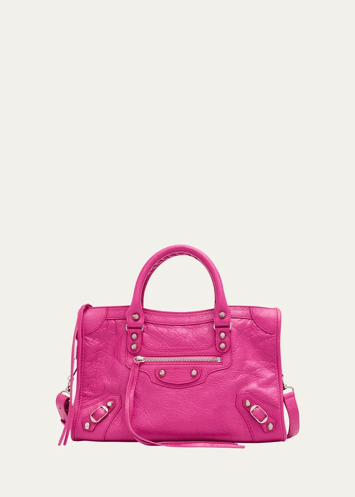 Le City Small Leather Top-Handle Bag