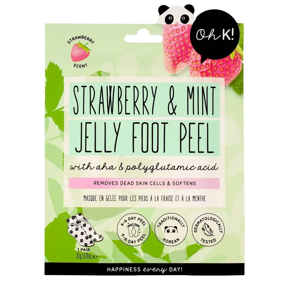Strawberry & Mint Jelly Foot Peel