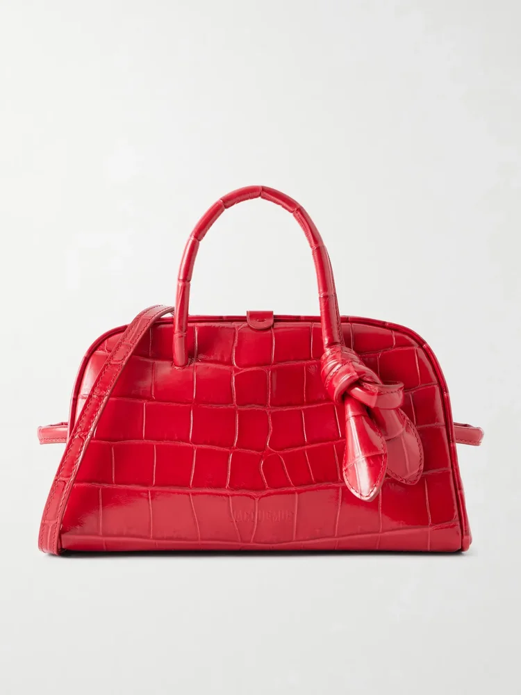 Le Petit Turismo crocodile-effect leather shoulder bag