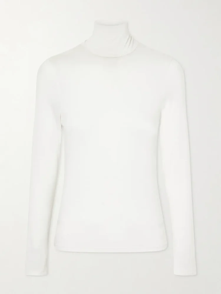 Keria stretch-jersey turtleneck top