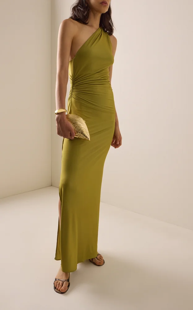 Celele One-Shoulder Maxi Dress