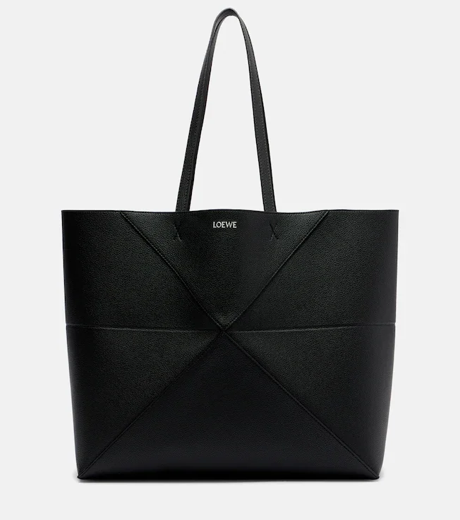 Puzzle Fold Large leather tote bag
