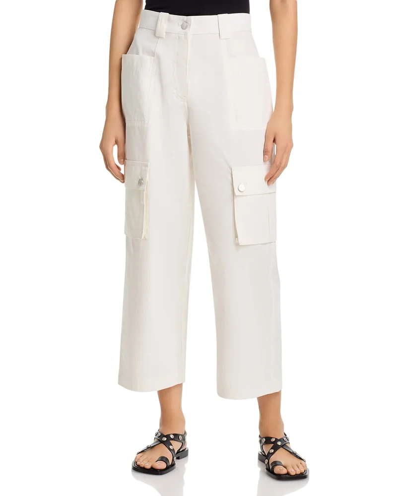 Two Toned Cropped Cargo Pants