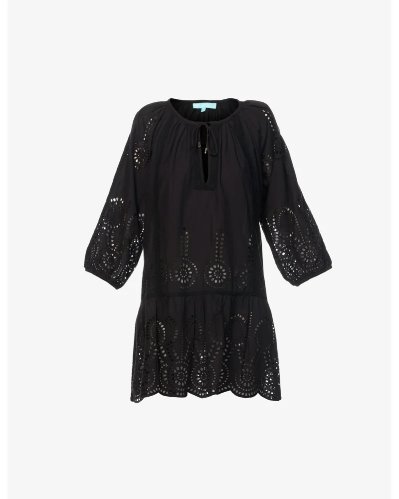 Ashley scalloped-hem cotton cover-up