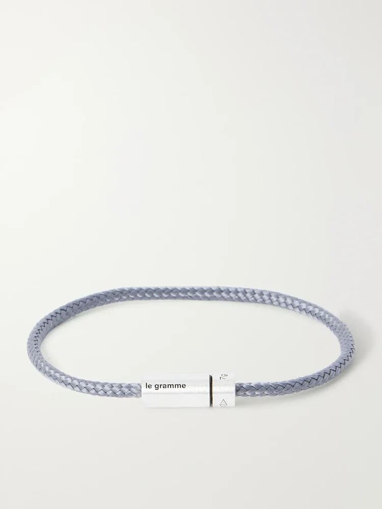 5G Sterling Silver Woven Bracelet