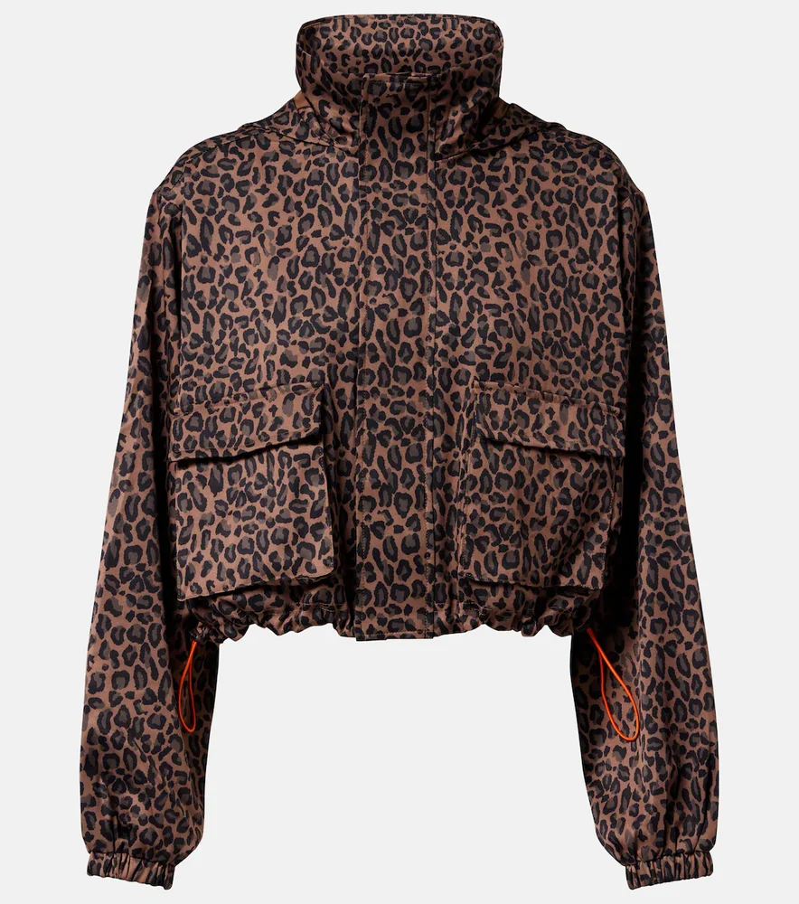 Ludlow Ace Leopard-Print Track Jacket