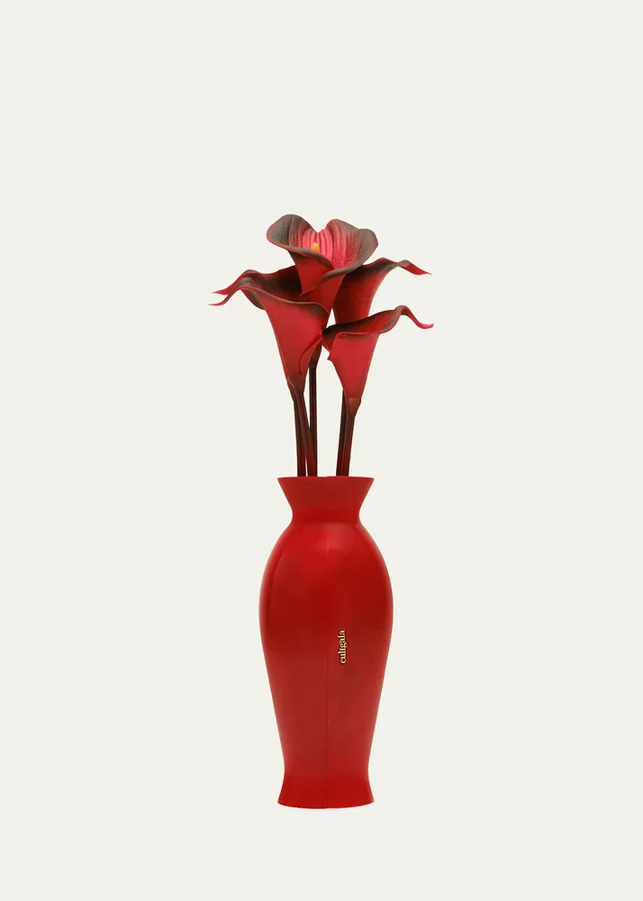 Florence Acrylic Calla Lily Vase Clutch Bag