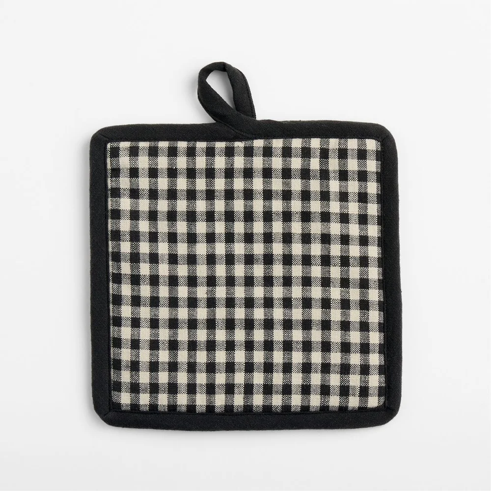 Fall Gingham Organic Cotton Pot Holder