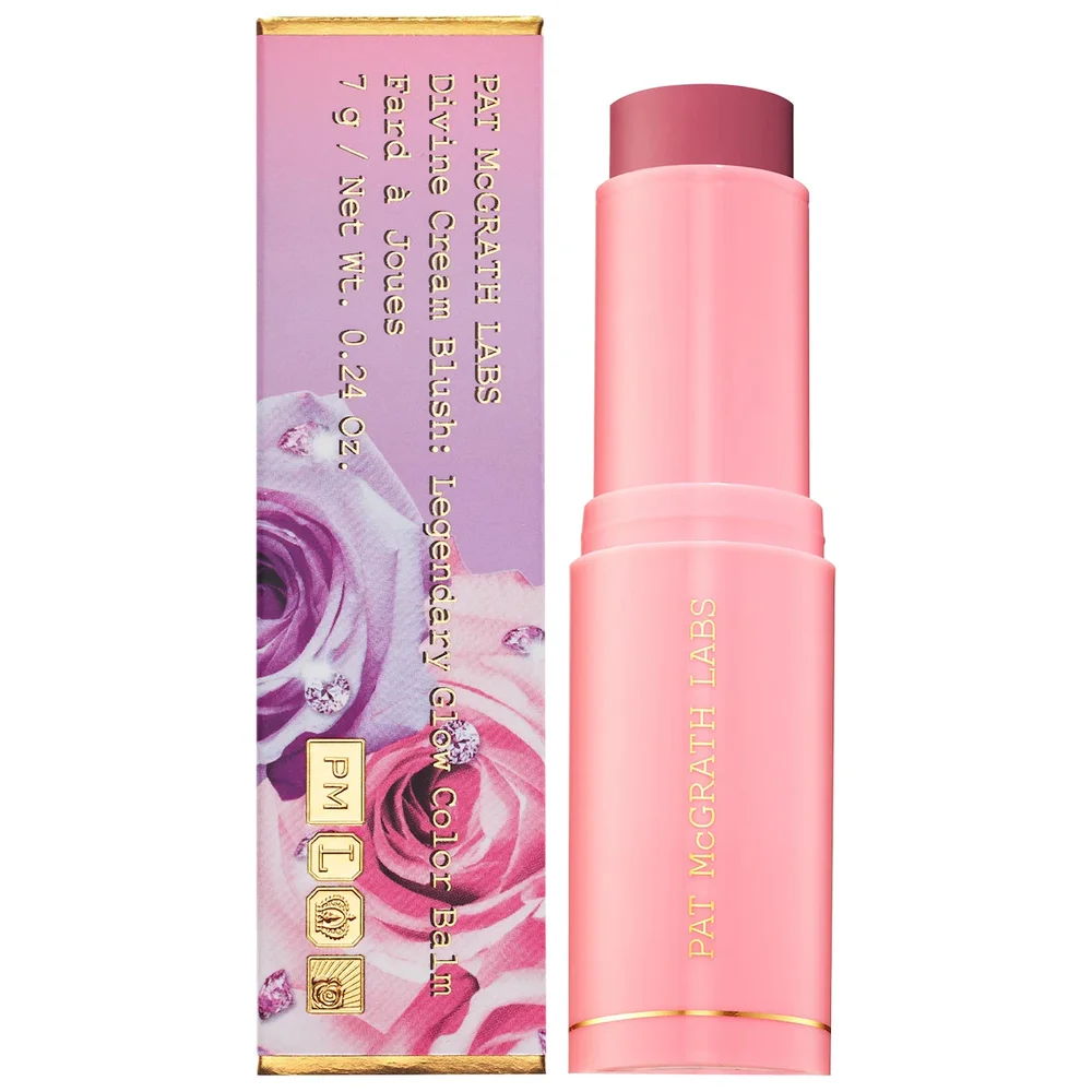 Divine Cream Blush: Legendary Glow Color Balm in Divine Rose Glow