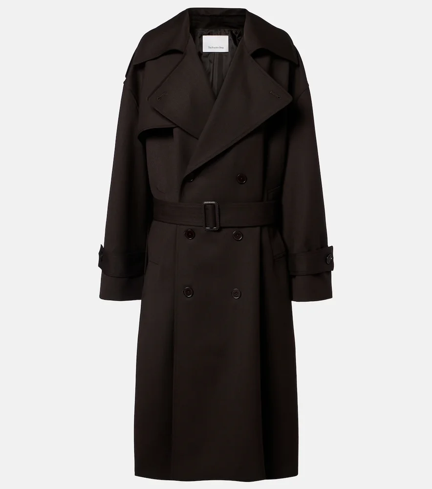 Dursley belted double-breasted trench coat
