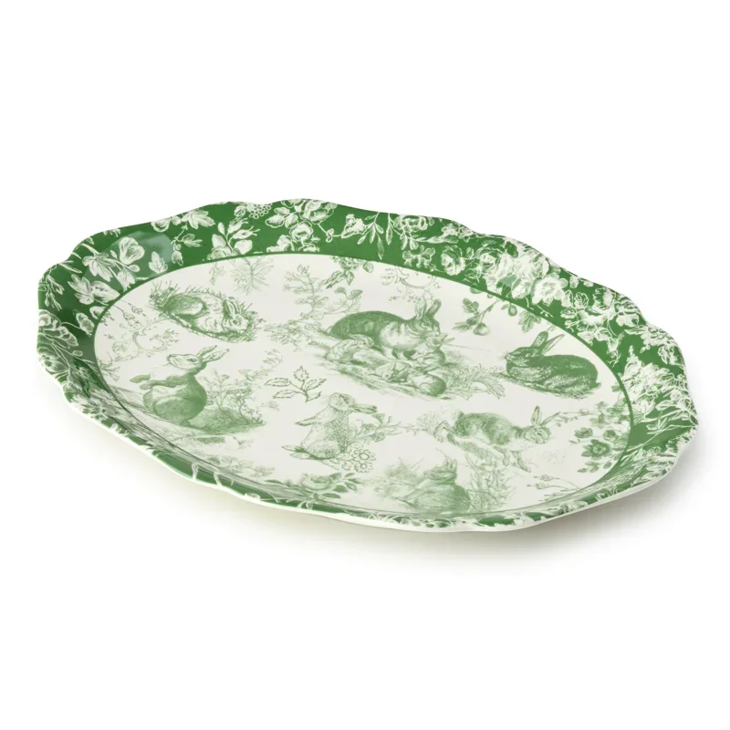 Le Jardin 16 x 12 Inch Oval Platter