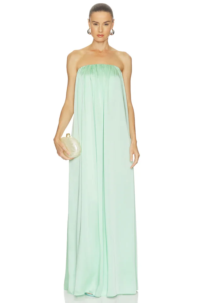 Monique Satin Maxi Dress