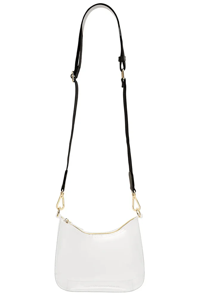 Clear Curved Crossbody Bag