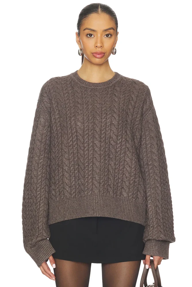 Relaxed crewneck pullover