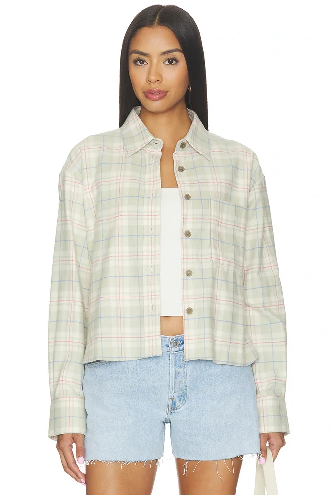Cropped Oversized Shirt