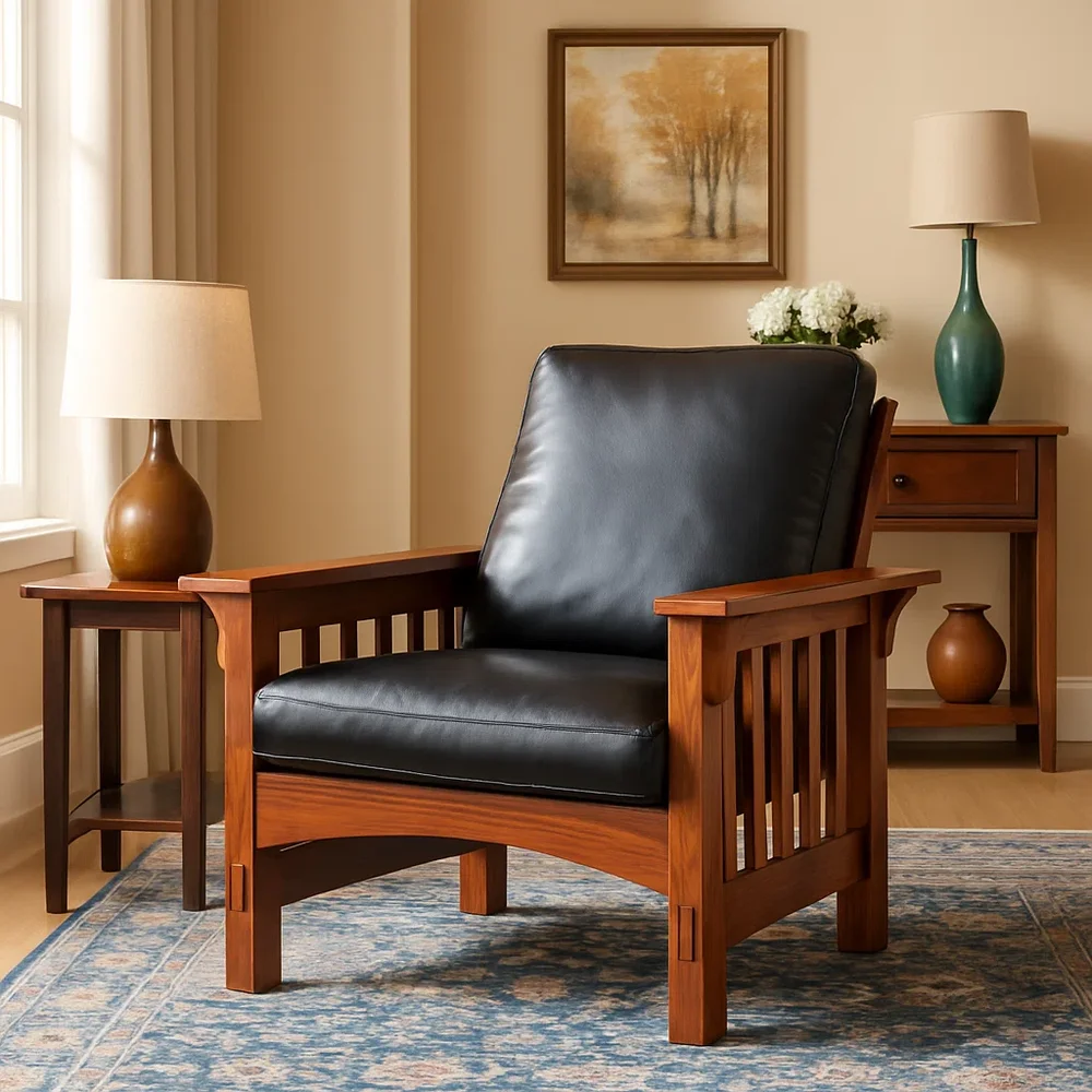 Leick Home Mission Reclining Arm Chair