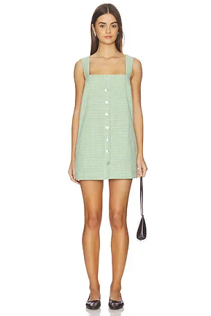 Everly Mini Dress ~ White Linen