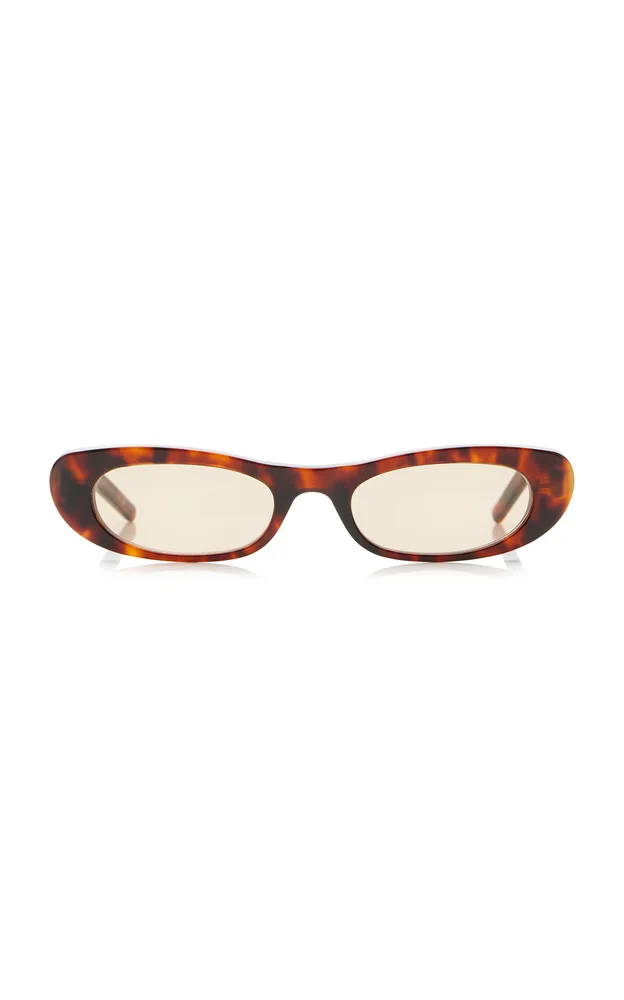 Rectangle-Frame Acetate Sunglasses