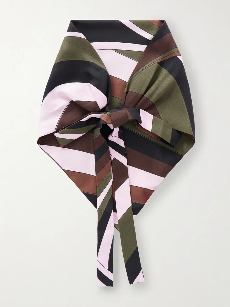 Printed Silk-Twill Bandana
