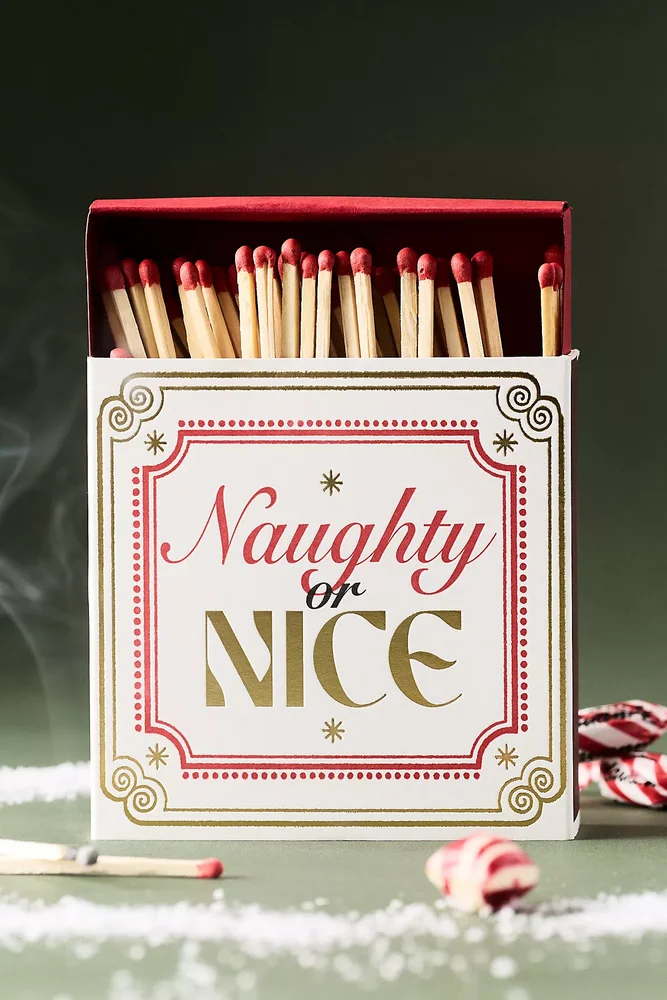 Square Holiday Matchbox