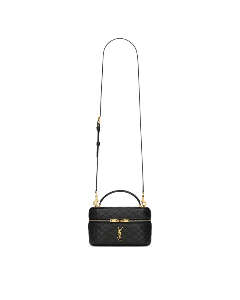 Gaby Vanity Handbag in Suede