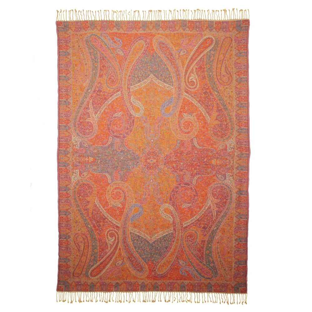 Jacquard Wool Throw
