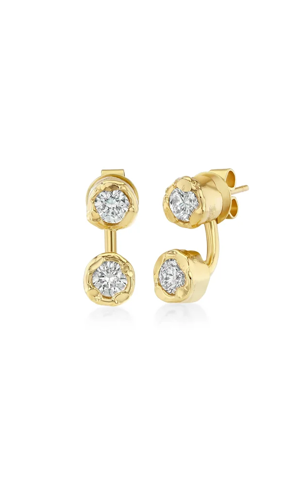 Golden Hour Earrings in Lab Diamond