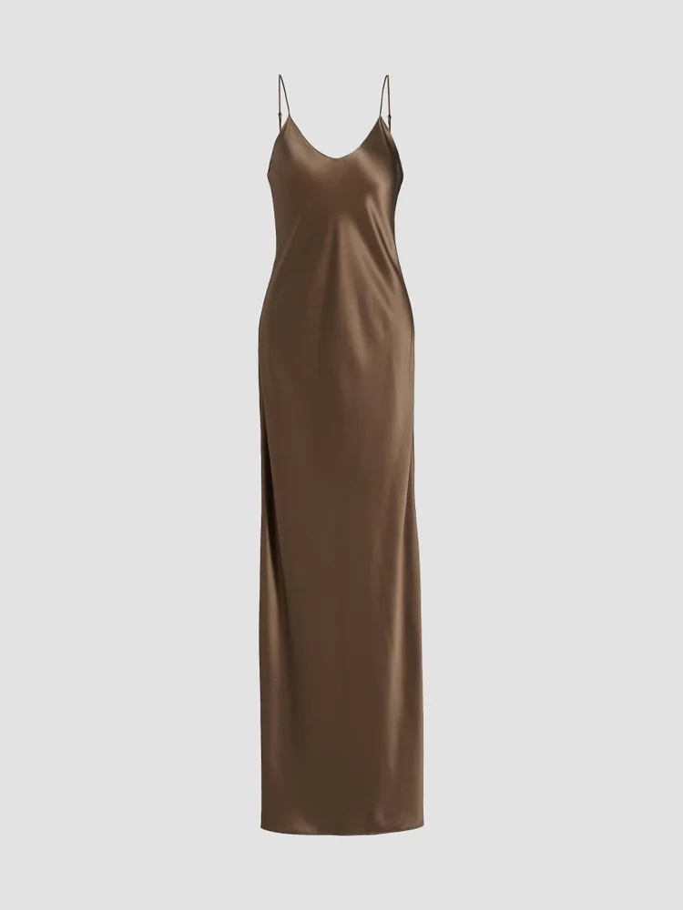Cami Silk Charmeuse Gown