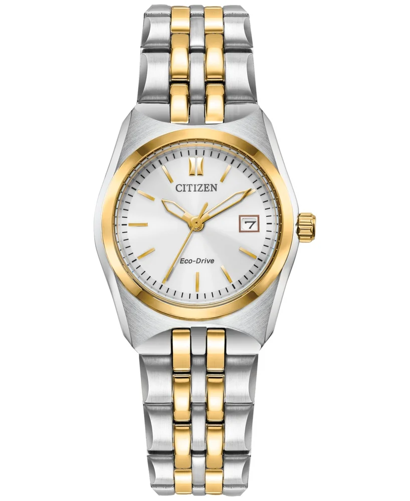Eco-Drive Corso Two-Tone Bracelet Watch, 28mm