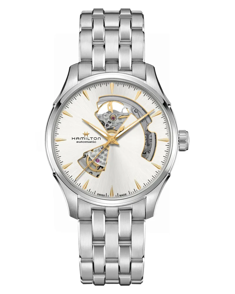 Jazzmaster Open Heart Automatic Bracelet Watch, 40mm