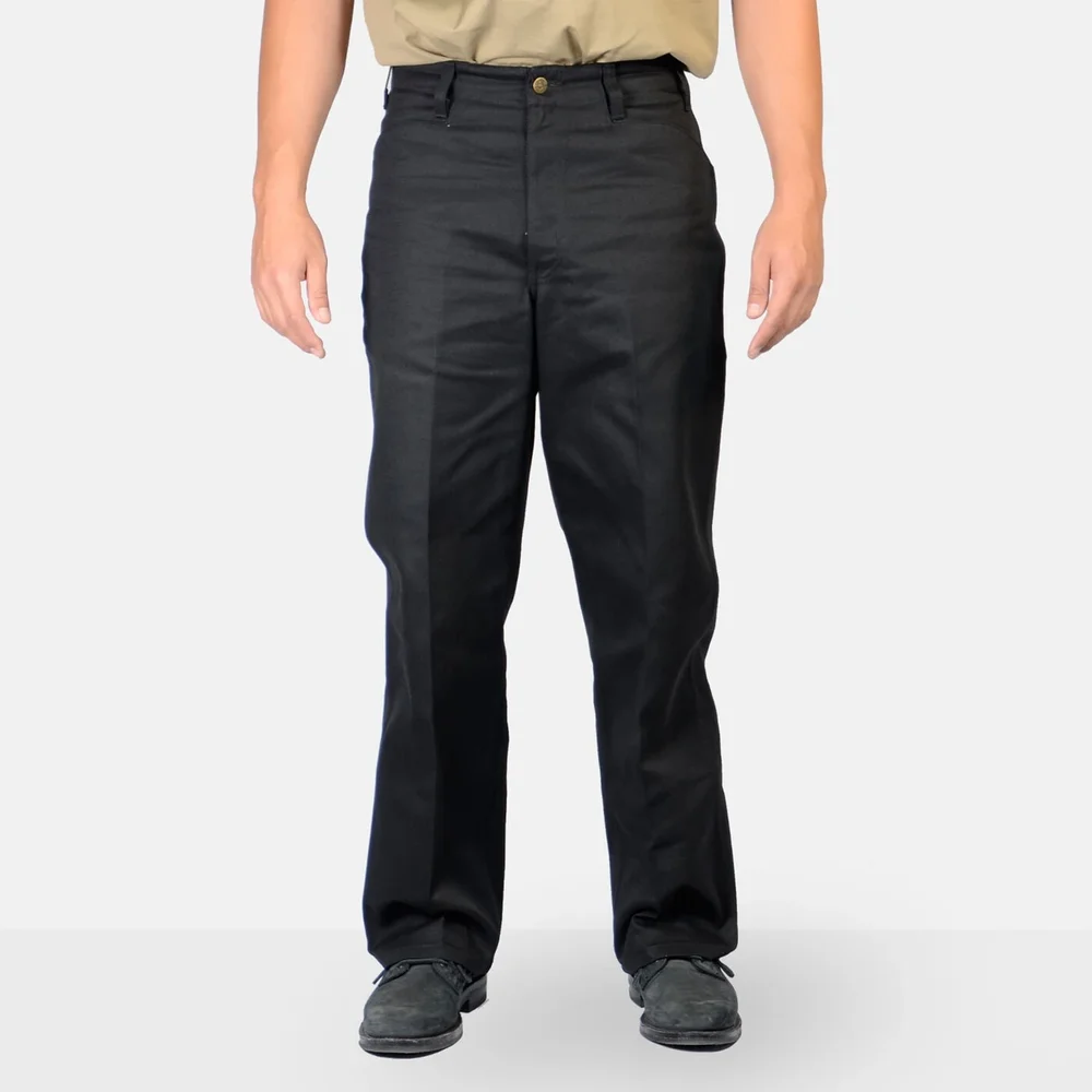 100% Cotton Ben Davis Pants Black
