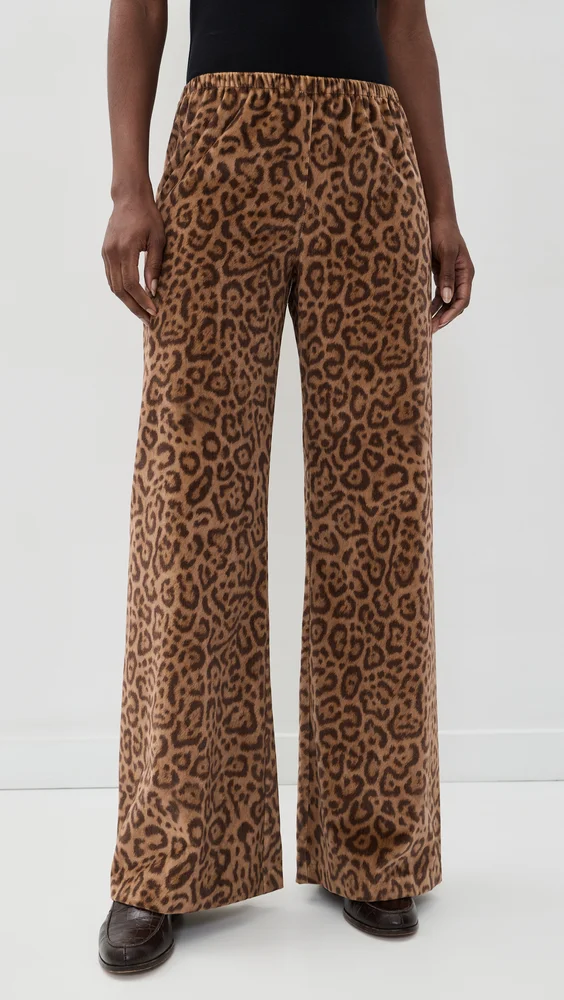 Printed Velvet Colby Pants