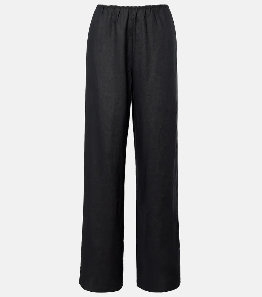 Lavon linen straight pants