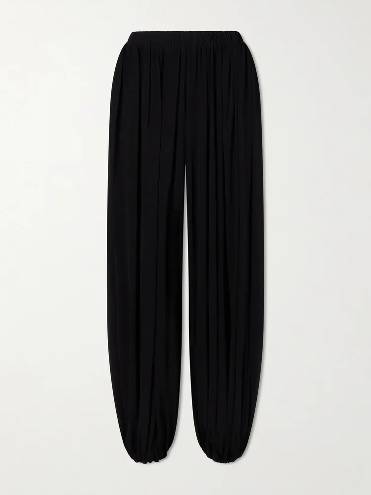 lolana satin jersey balloon pants