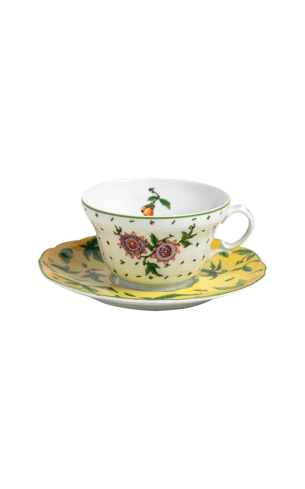 Flor de Maracuja Tea Cup and Saucer