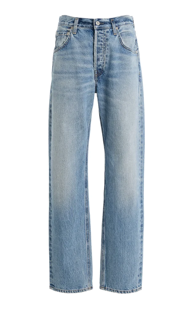 Lindz Rigid Low-Rise Straight Jeans