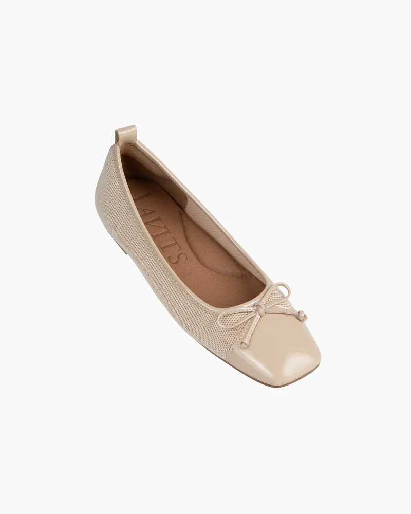 Parris Beige Leather Espadrilles