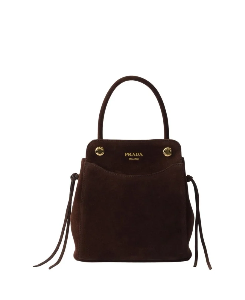 Carry Mini Suede Handbag