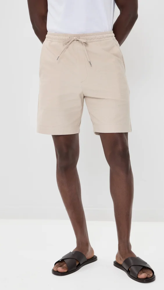 Soft Terry Drawstring Shorts