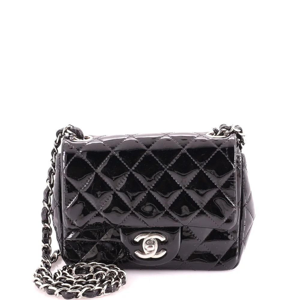 Pre-Owned Chanel Square Mini Classic Flap Bag 17cm