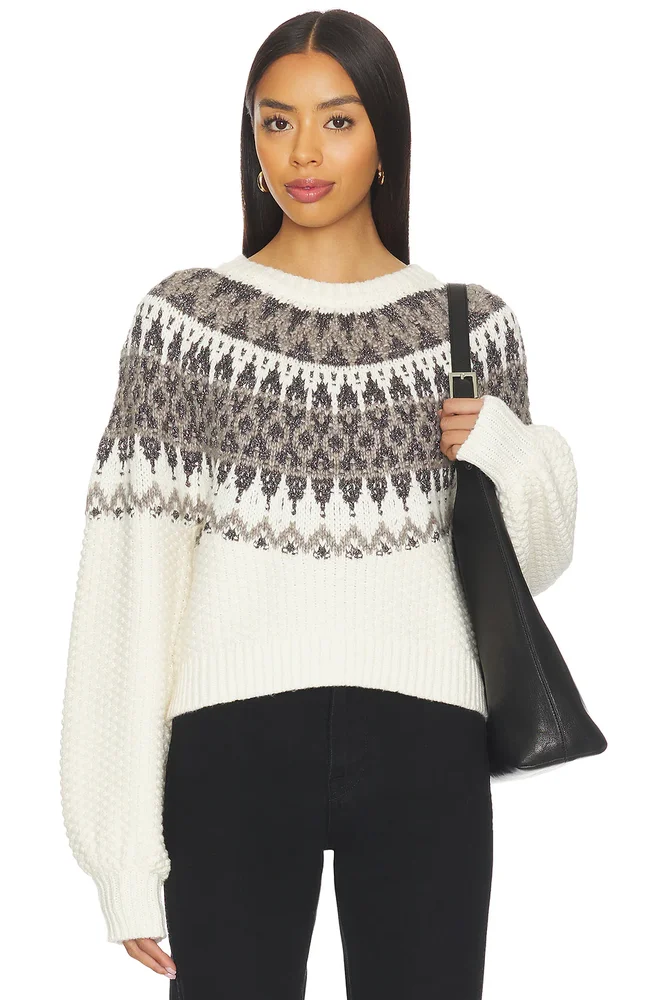Alora Long Sleeve Fair Aisle Top