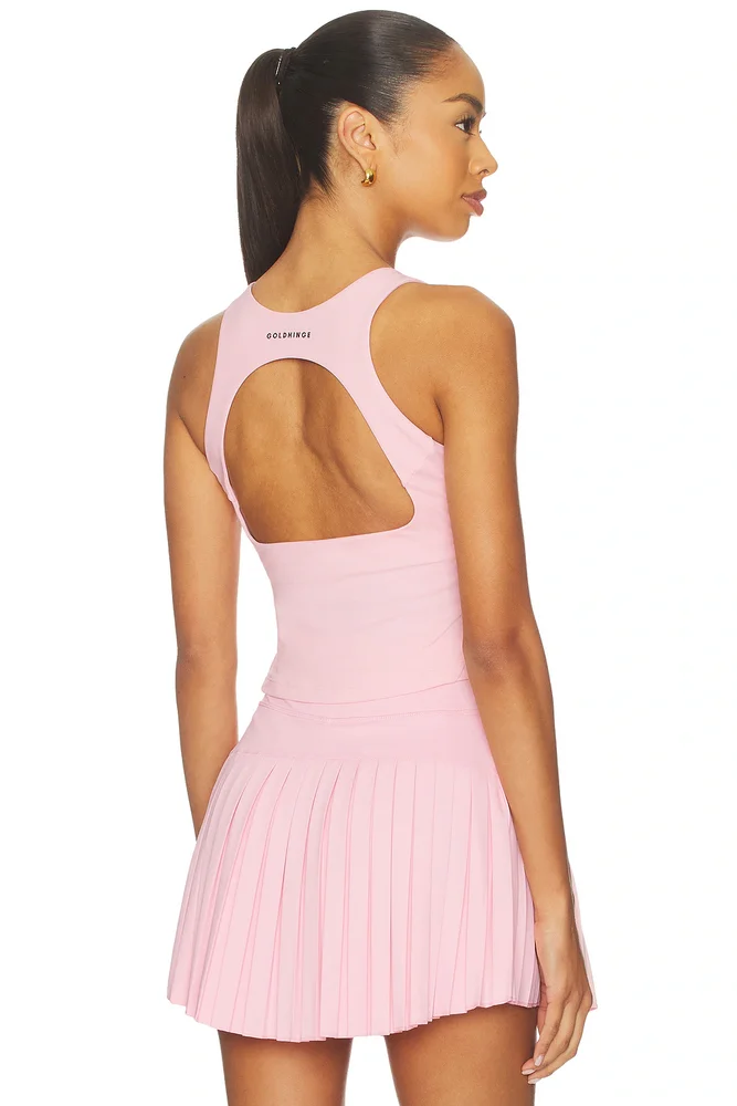 Open Back Sweetheart Tank Top