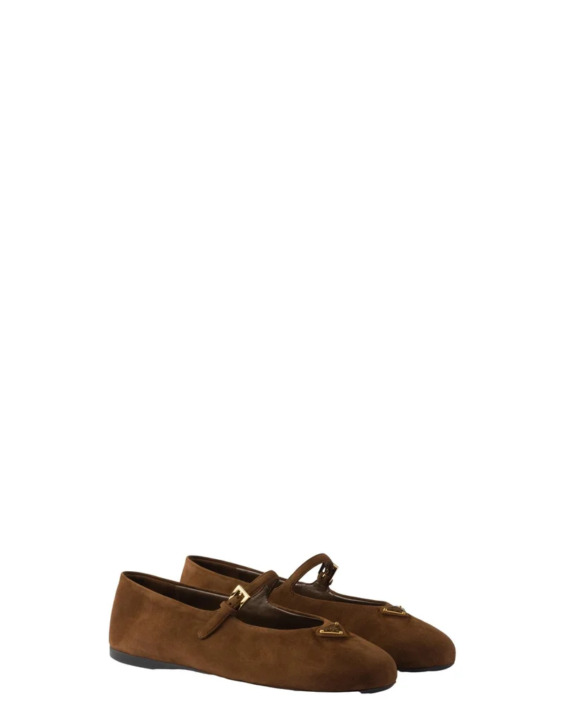 Suede Ballerinas